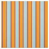 Dunkle Orange, Light Blue und Maroon Lines Stoff (Muster)