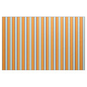 Dunkle Orange, Light Blue und Maroon Lines Stoff (Fat Quarter (45,7 x 55,9 cm))