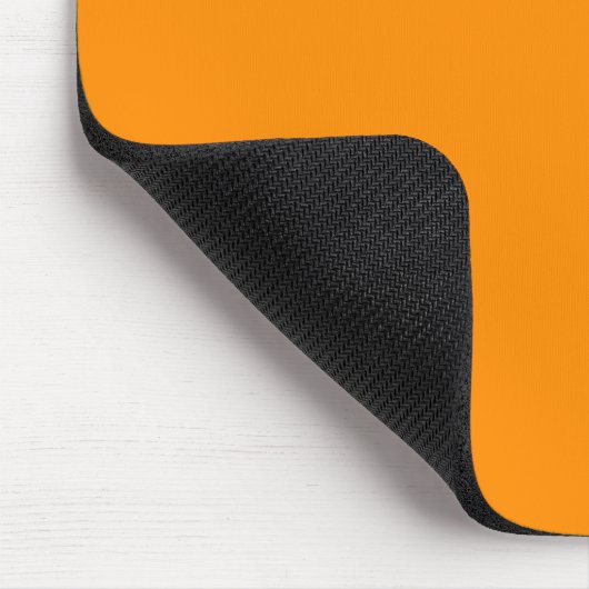 Dunkle Orange Solid Color Mousepad (Ecke)