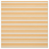 Dunkle Orange- und Minzcreme Streifen Stoff (Muster)