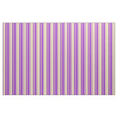 Dunkle Orchid- und Tan-Farblinien-Muster Stoff (Fat Quarter (45,7 x 55,9 cm))