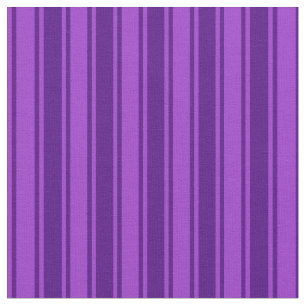 Dunkle Orchideen und Indigofarben Streifen Stoff