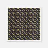 Dunkle Owl Serviette (Vorderseite)