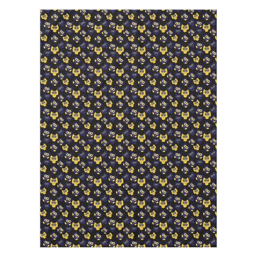 Dunkle Owl Tischdecke (Vorderseite)