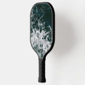 Dunkle Ozeanwellen Pickleball Schläger (Links)