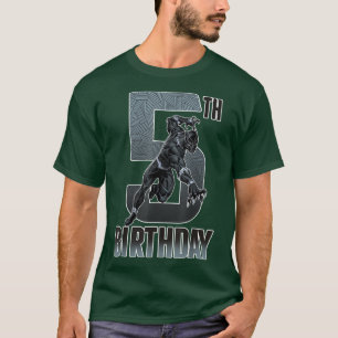 Dunkle Panther 5. Geburtstag für Fans T-Shirt