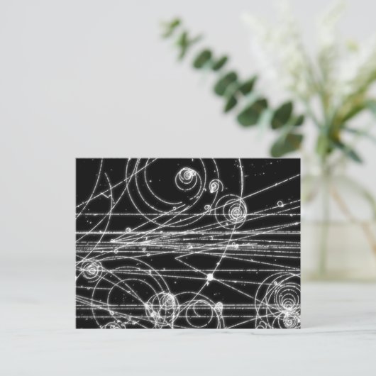 Dunkle Partikel Postkarte (Stehend Vorderseite)