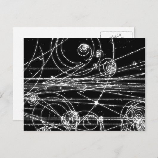 Dunkle Partikel Postkarte (Vorne/Hinten)