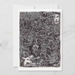 Dunkle Passage von Brian Benson Flachkarte