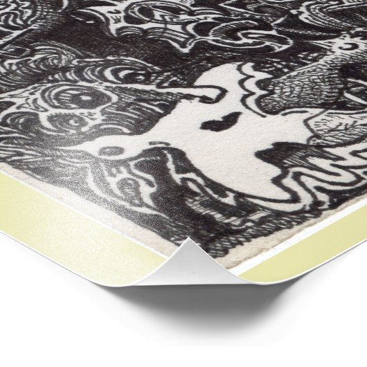 Dunkle Passage von Brian Benson Fotodruck (Ecke)