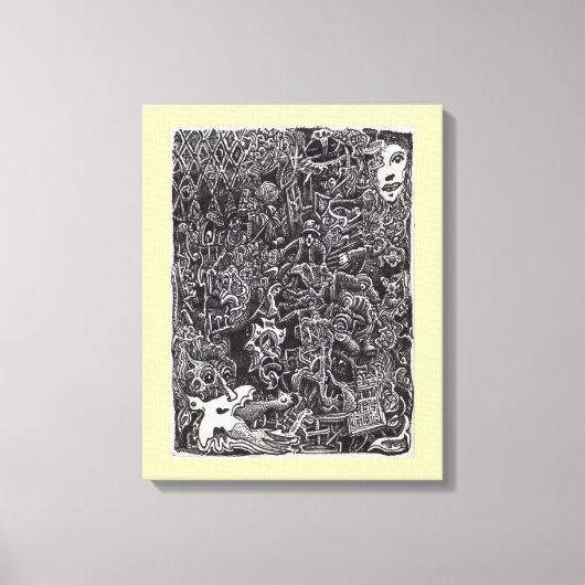 Dunkle Passage von Brian Benson Leinwanddruck (Vorderseite)