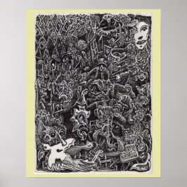 Dunkle Passage von Brian Benson Poster