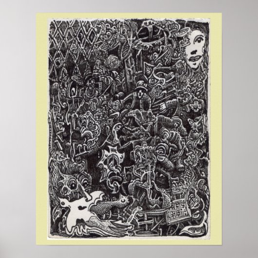 Dunkle Passage von Brian Benson Poster (Vorne)