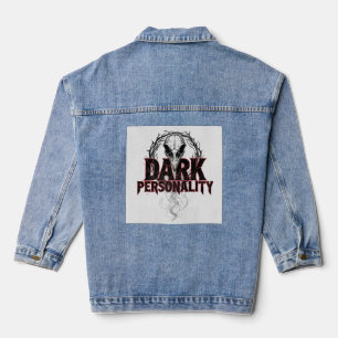 Dunkle Persönlichkeit Jeansjacke