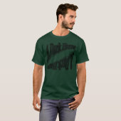 Dunkle Pferdefamilie T-Shirt (Vorne ganz)