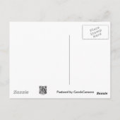 Dunkle Phase Tiger Frack Willkommen Nachbarn Postkarte (Rückseite)