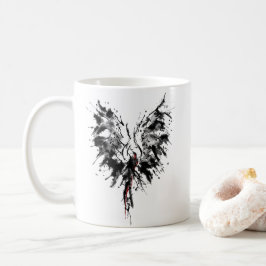 Dunkle Phoenix-Rache Kaffeetasse