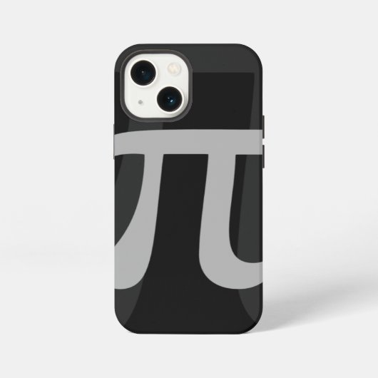 Dunkle Pi iPhone Hülle (Rückseite)
