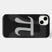 Dunkle Pi iPhone Hülle (Rückseite (Horizontal))