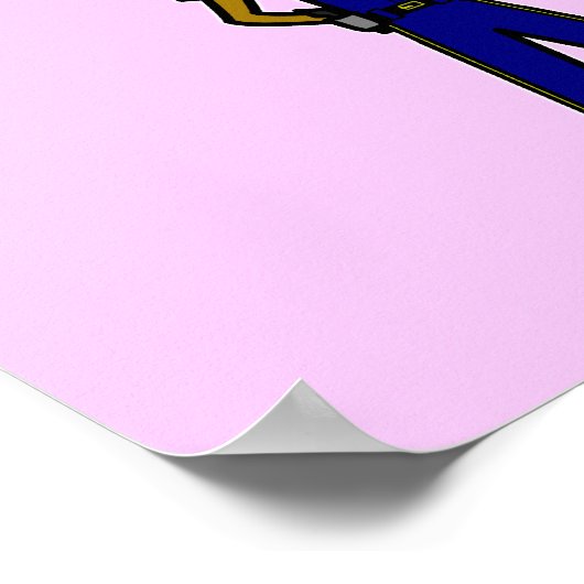 Dunkle Polizeimädchen Poster (Ecke)