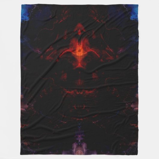 Dunkle Präsenz Fleecedecke (Vorderseite)