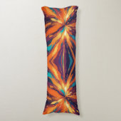 Dunkle Psychedelic Design Seitenschläferkissen (Vorderseite Vertikal)