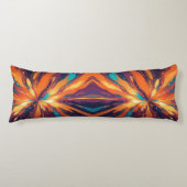 Dunkle Psychedelic Design Seitenschläferkissen (Vorderseite)