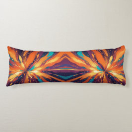 Dunkle Psychedelic Design Seitenschläferkissen