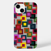 Dunkle Quadrate auf Licht Case-Mate iPhone Hülle (Rückseite)