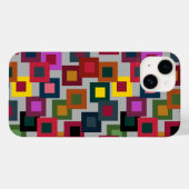 Dunkle Quadrate auf Licht Case-Mate iPhone Hülle (Rückseite (Horizontal))