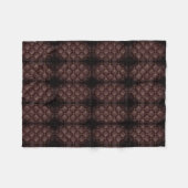 Dunkle quiltierte Musterdecke Fleecedecke (Vorderseite (Horizontal))