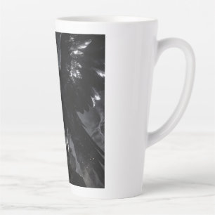 Dunkle Raben-Tasse - Schwarze Gothic-Fantasy-Vogel Milchtasse