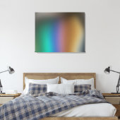 Dunkle Rainbow Abstrakte Kunst der digitalen Leinw Leinwanddruck (Insitu (Schlafzimmer))