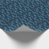 Dunkle Rainy Night Geschenkpapier (Ecke)