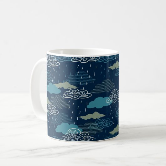 Dunkle Rainy Night Kaffeetasse (Vorderseite Links)