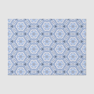 Dunkle Ranch blaue China Seidenpapier
