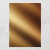 Dunkle Red Burgundy Floral Gold Flat Danke Karte (Rückseite)