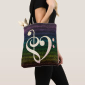 Dunkle Regenbogen-Tasche Tasche (Von Nahem)