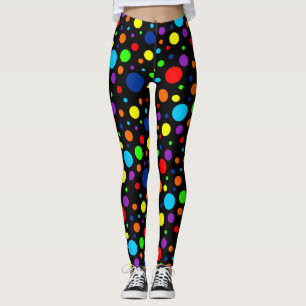 Dunkle Regenbogenspalte Leggings