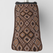 Dunkle reiche Erde Tones Mud Tuch Schöne Golf Headcover (Rotieren 90)