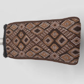 Dunkle reiche Erde Tones Mud Tuch Schöne Golf Headcover (Vorderseite)