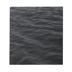 Dunkle Rippel (Schwarzes Wasser bei Nacht) Notizblock