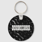 Dunkle Rippel - Vorlage Schlüsselanhänger (Vorderseite)