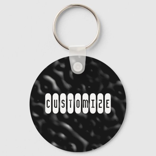 Dunkle Rippel - Vorlage Schlüsselanhänger (Vorderseite)