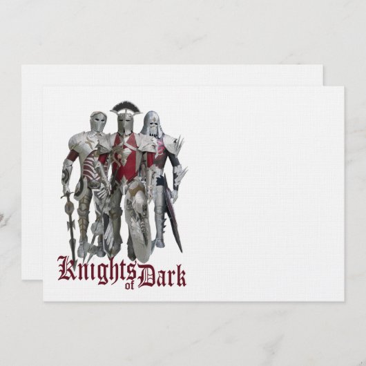 Dunkle Ritter (Vorne/Hinten)