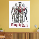 Dunkle Ritter Leinwanddruck (Insitu (Wohnzimmer))