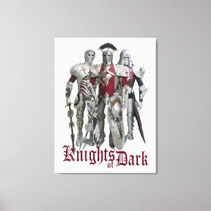 Dunkle Ritter Leinwanddruck
