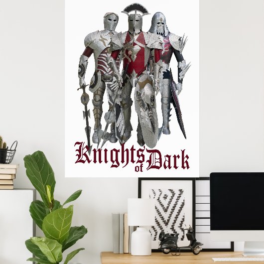 Dunkle Ritter Poster (Heimbüro)
