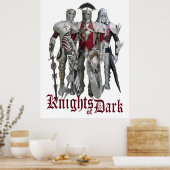 Dunkle Ritter Poster (Küche)