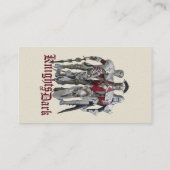 Dunkle Ritter Visitenkarte (Rückseite)